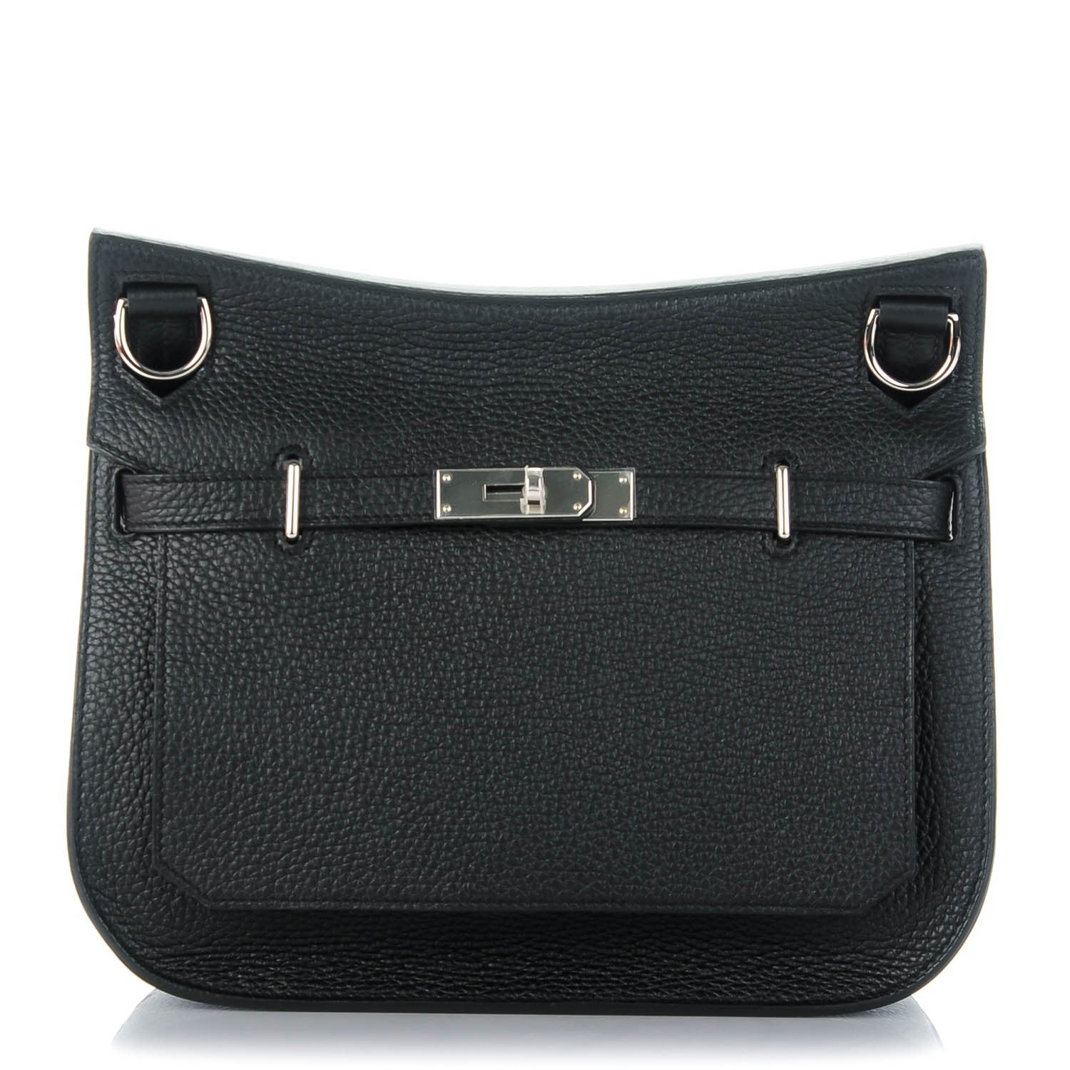 Hermes Taurillon Clemence Jypsiere 28 Black 1 of 12