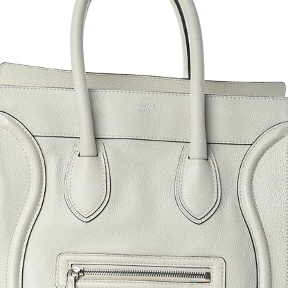 Celine Drummed Calfskin Mini Luggage Lune 7 of 12