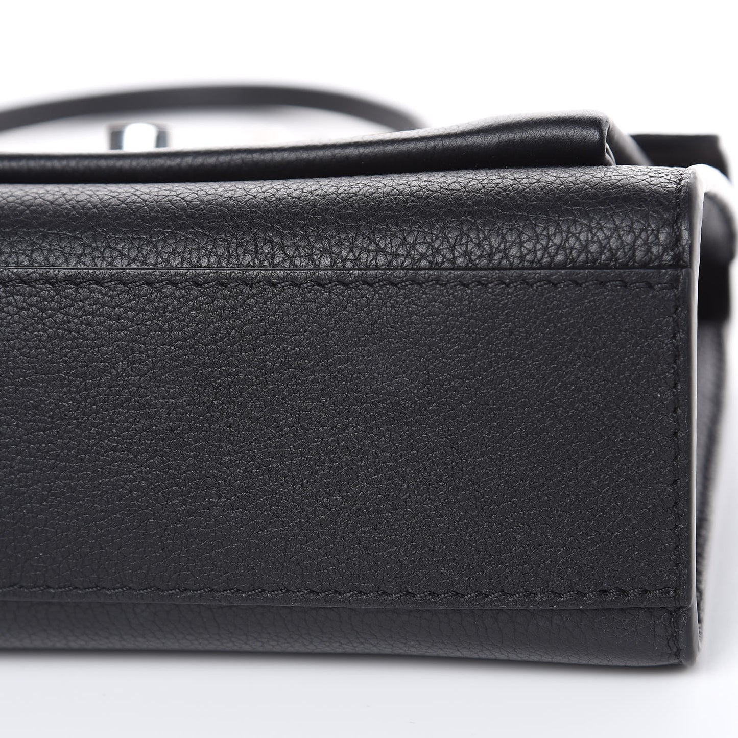 Soft Calfskin My Lockme Chain Bag BB Black
