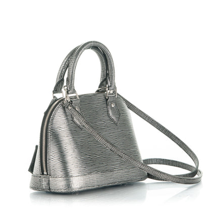 Louis Vuitton Epi Alma BB Platine 3 of 7