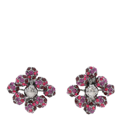 Louis Vuitton Swarovski Crystal 1001 Nuits Clip On Earrings 1 of 4