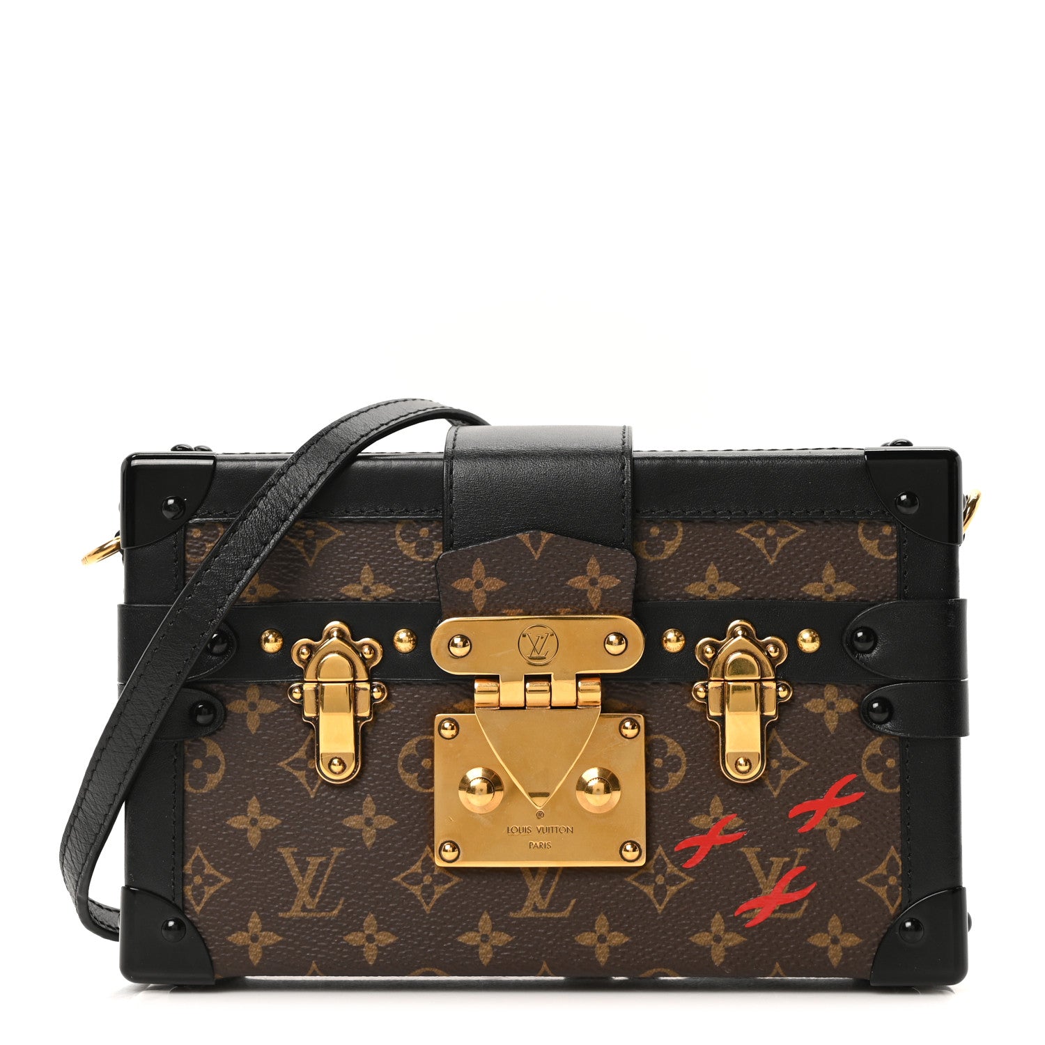 Louis Vuitton Monogram Petite Malle Black 1 of 9