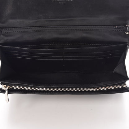 Christian Dior Lambskin Cannage New Lock Wallet Black 5 of 15