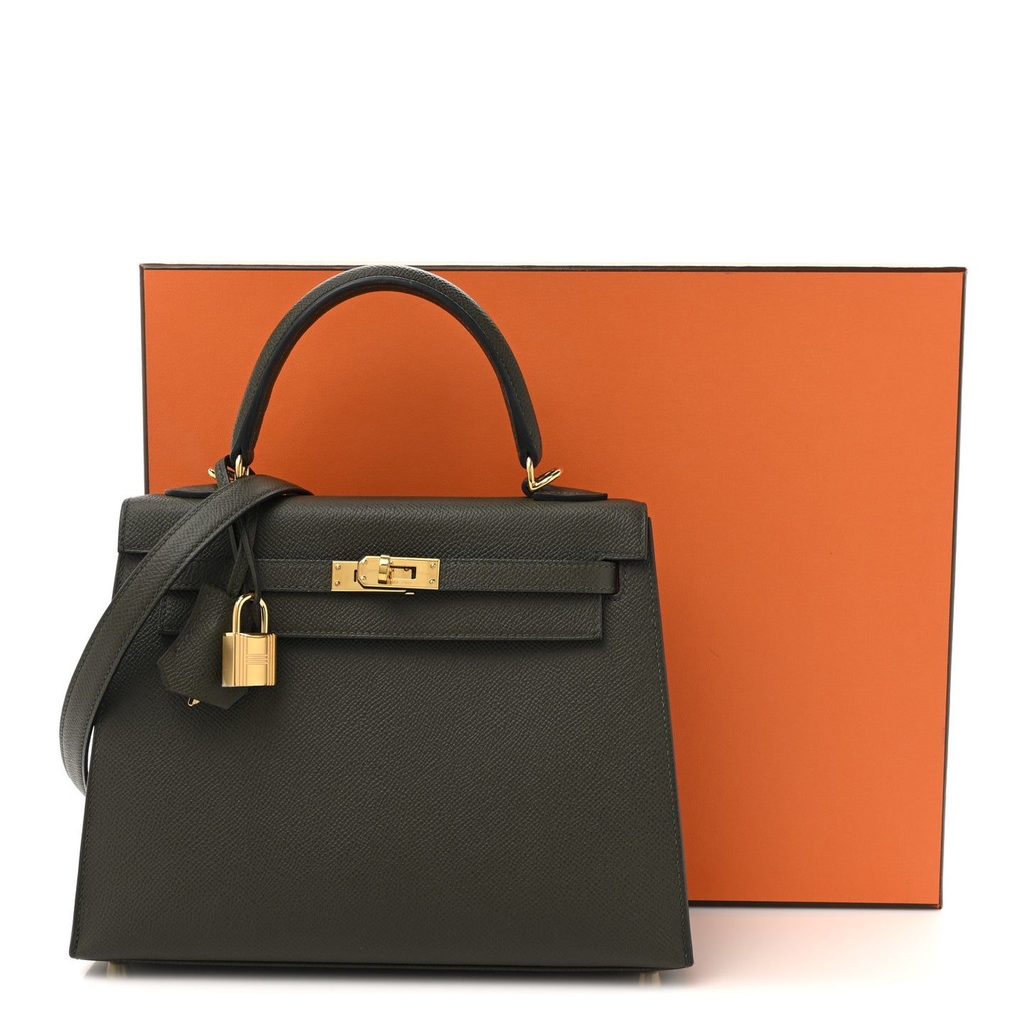 Epsom Kelly Sellier 25 Vert De Gris