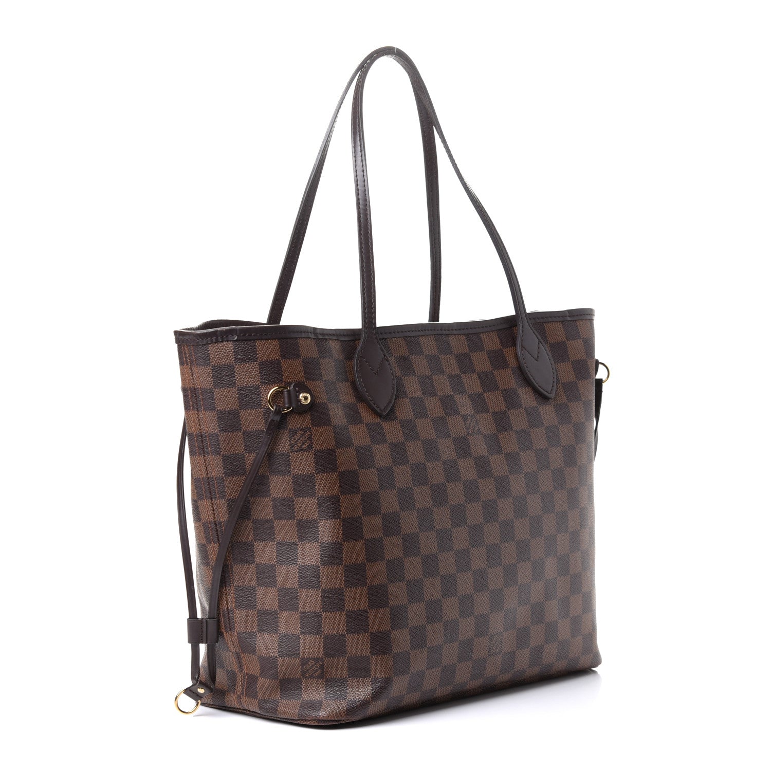 Louis Vuitton Damier Ebene Neo Neverfull MM Rose Ballerine 4 of 8