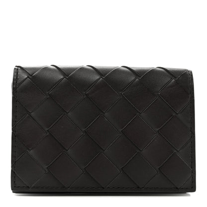 Bottega Veneta Nappa Intrecciato Business Card Case Ebano 1 of 6