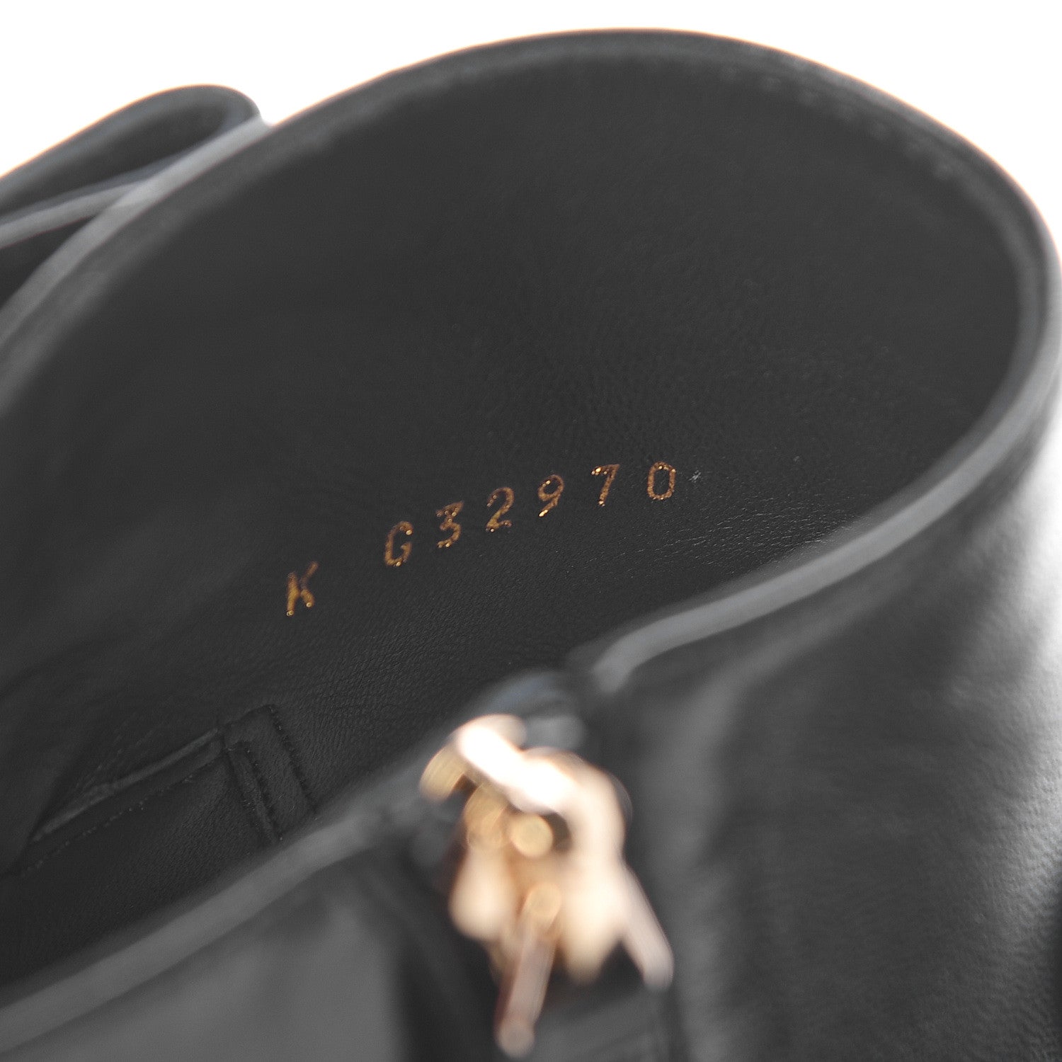 Chanel Lambskin Pearl Short Boots 37 Black Gold 9 of 11