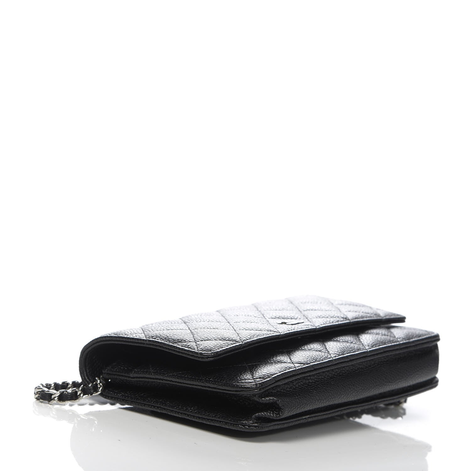 Chanel Caviar Quilted Wallet On Chain WOC Black 4 of 11