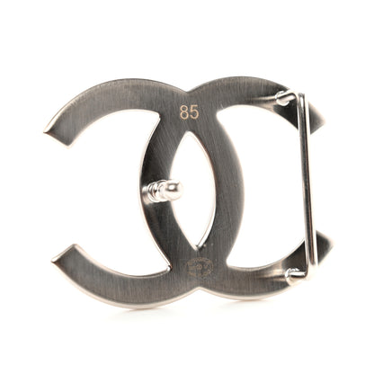 Chanel Calfskin CC Reversible Belt 85 34 Black Burgundy 9 of 10