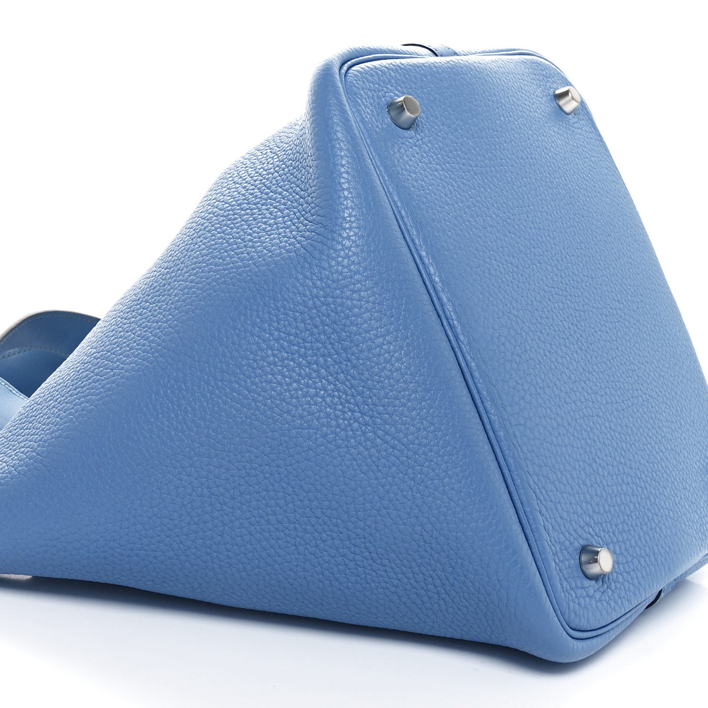 Taurillon Clemence Swift Picotin Lock 22 MM Bleu Paradis