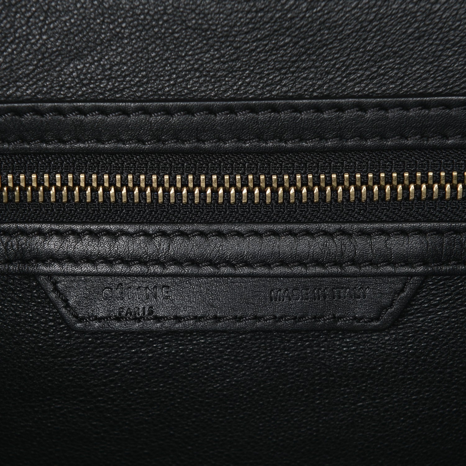 Celine Smooth Calfskin Mini Luggage Black 6 of 6