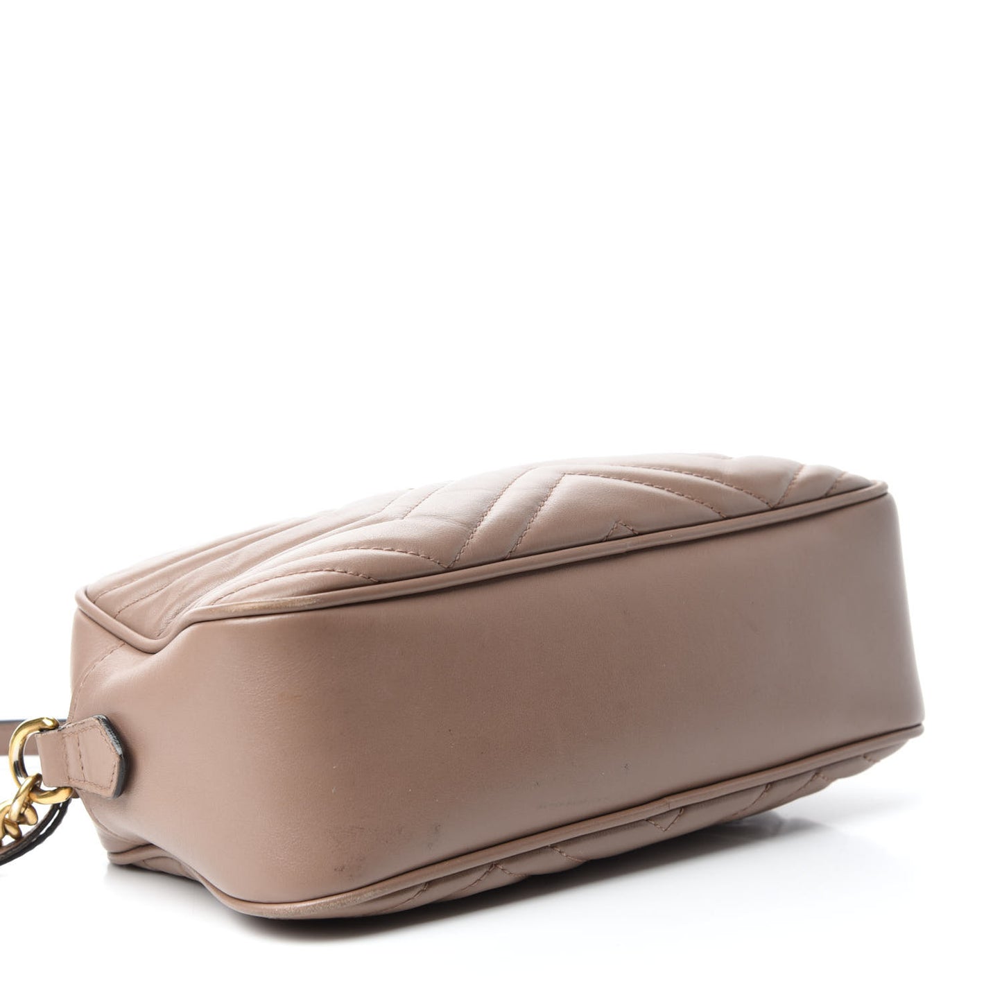 Calfskin Matelasse Small GG Marmont Chain Shoulder Bag Porcelain Rose