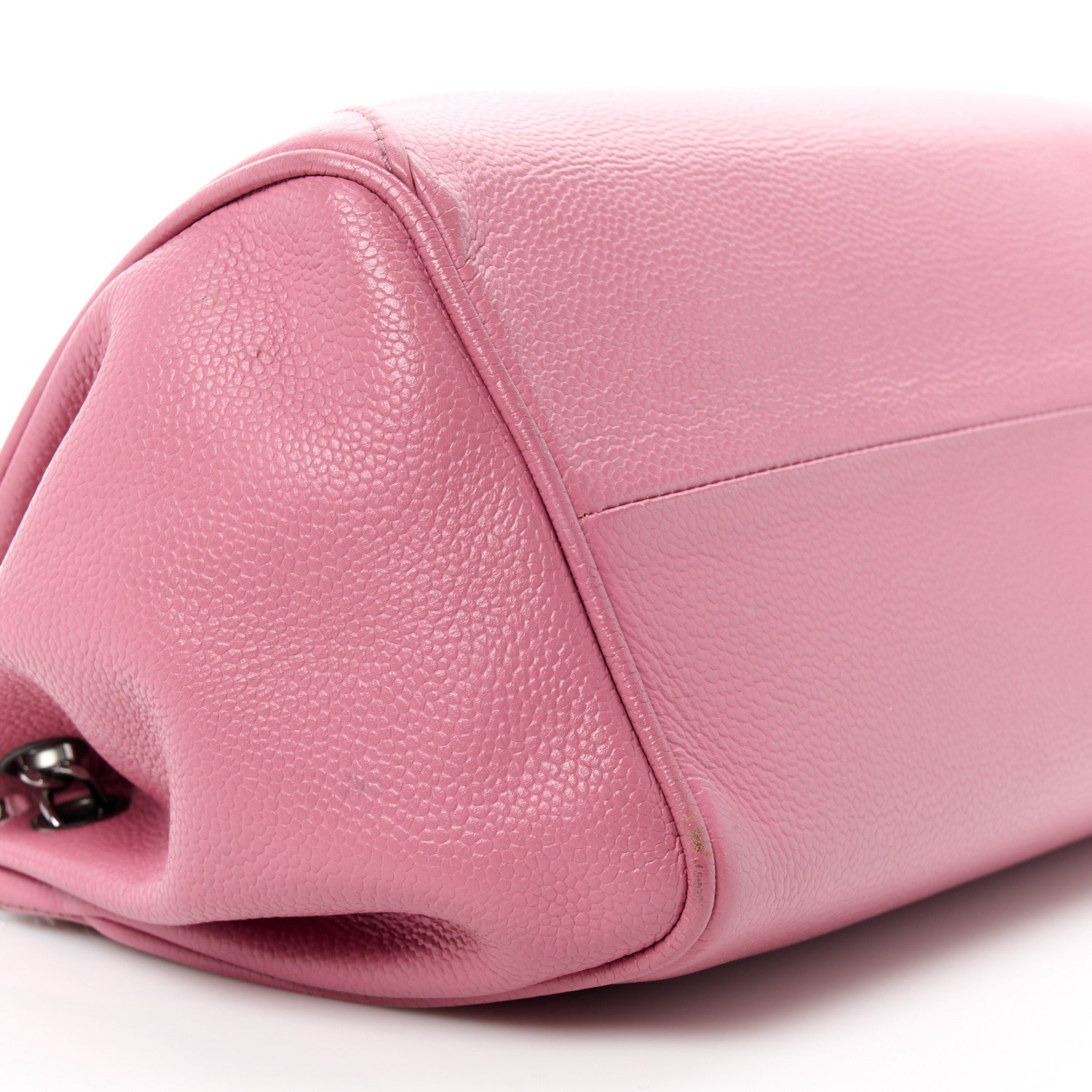 Chanel Glazed Calfskin Quilted Lucky Charms East West Accordion Flap Pink 9 of 14