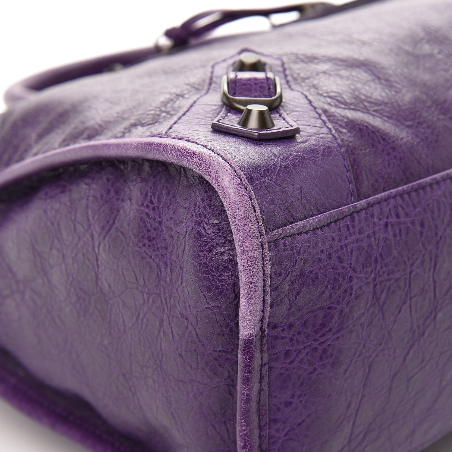 Balenciaga Agneau Classic Hardware City Dark Violet 9 of 11
