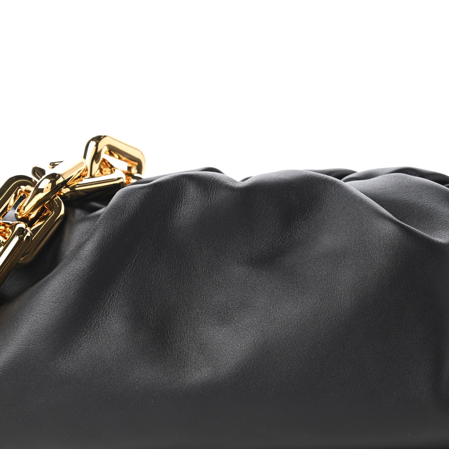 Bottega Veneta Calfskin The Pouch Chain Black 10 of 10