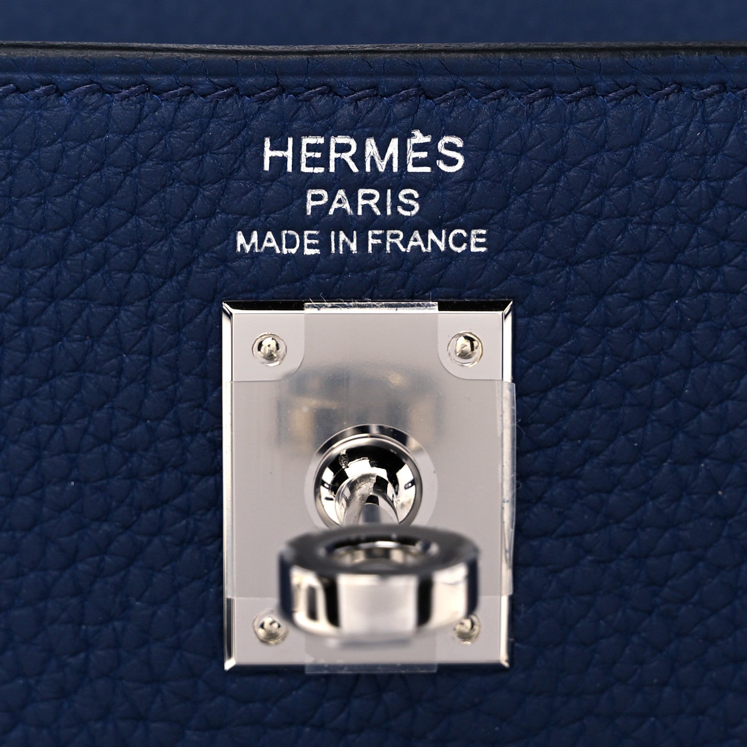 Hermes Togo Kelly Retourne 25 Bleu Saphir 6 of 10
