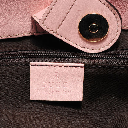 Gucci Monogram Medium D Gold Ring Tote Pink 6 of 7