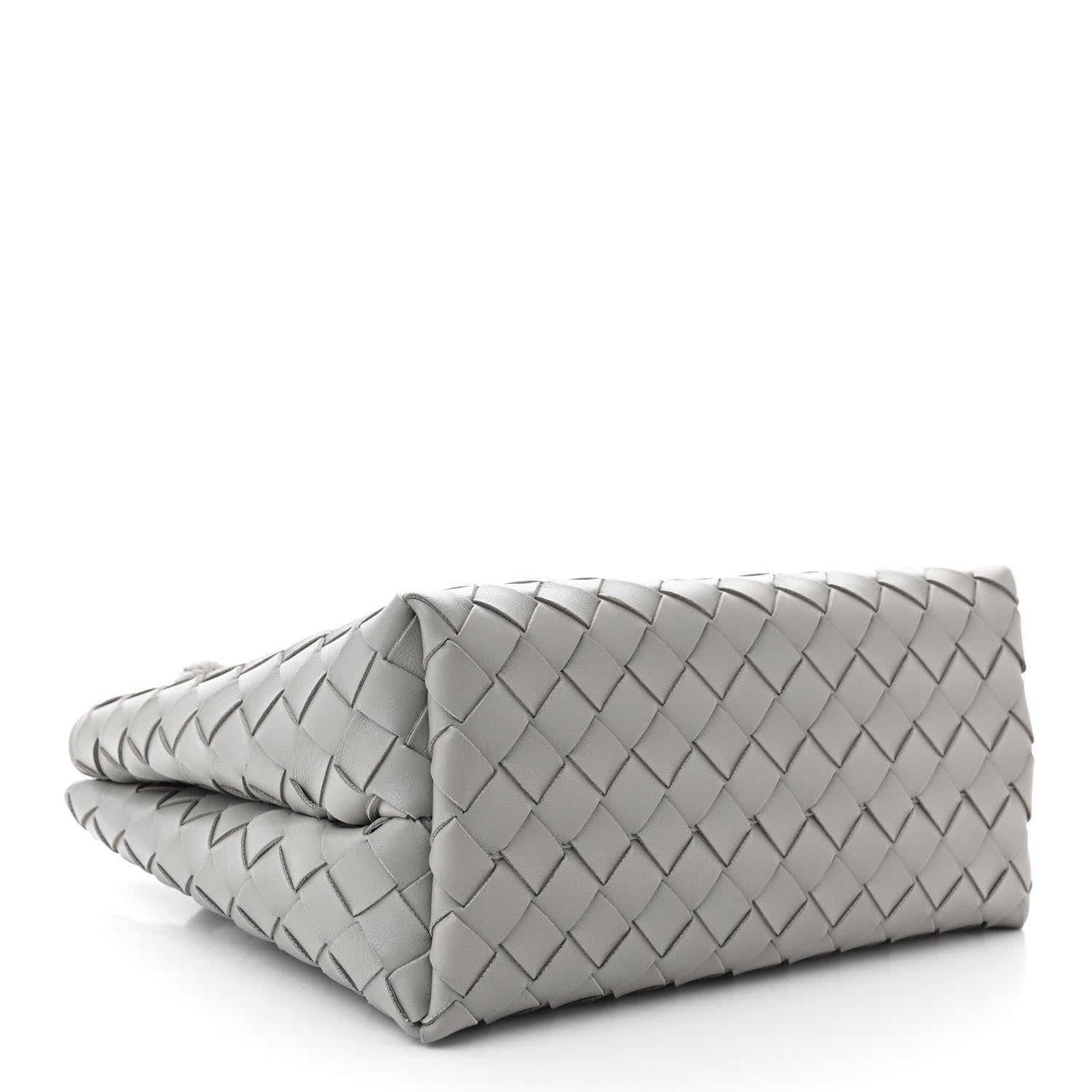 Bottega Veneta Nappa Intrecciato Small Andiamo Shoulder Bag Sterling 4 of 9