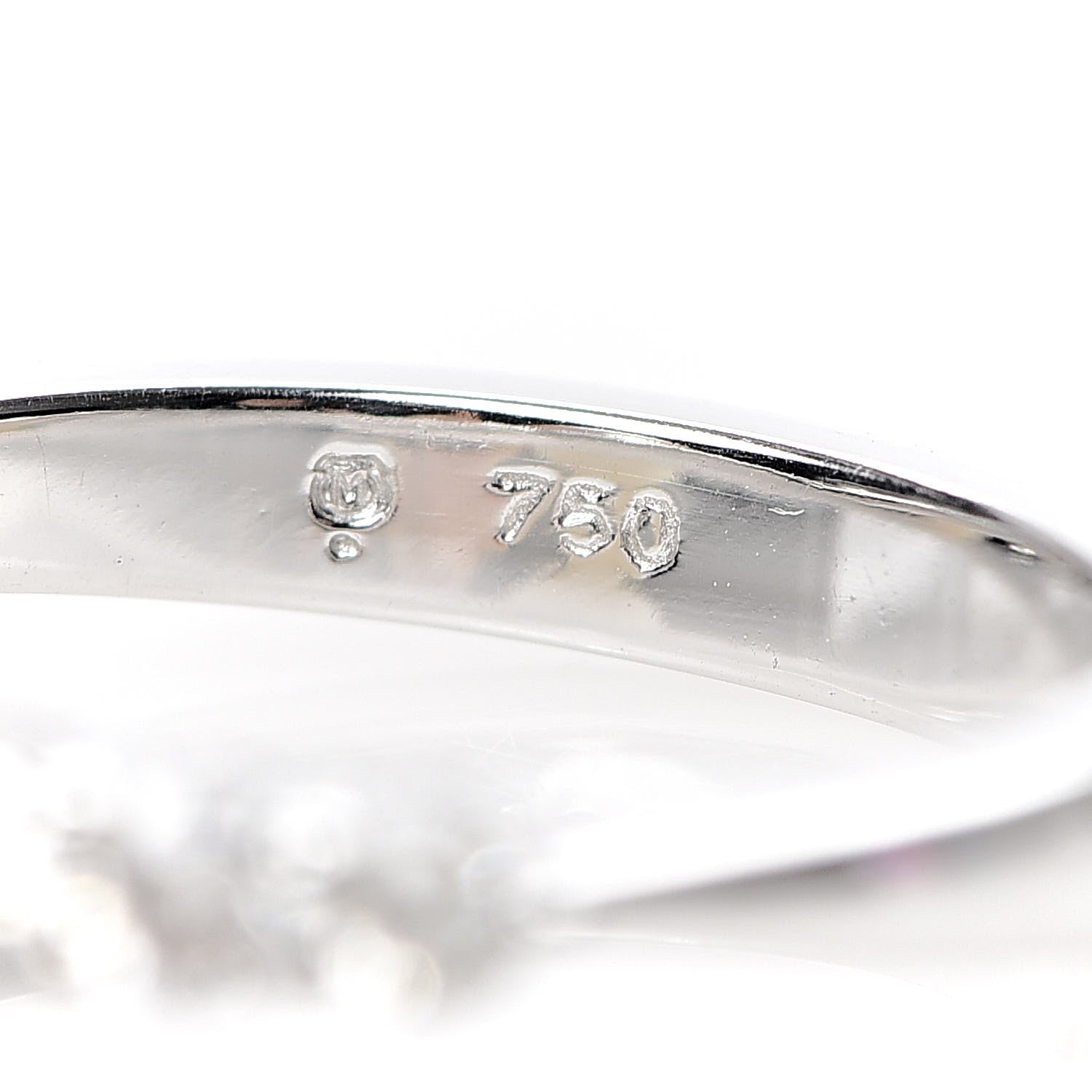 Mikimoto 18K White Gold Diamond Akoya Pearl 8-8.5mm Ring 49 5 4 of 5