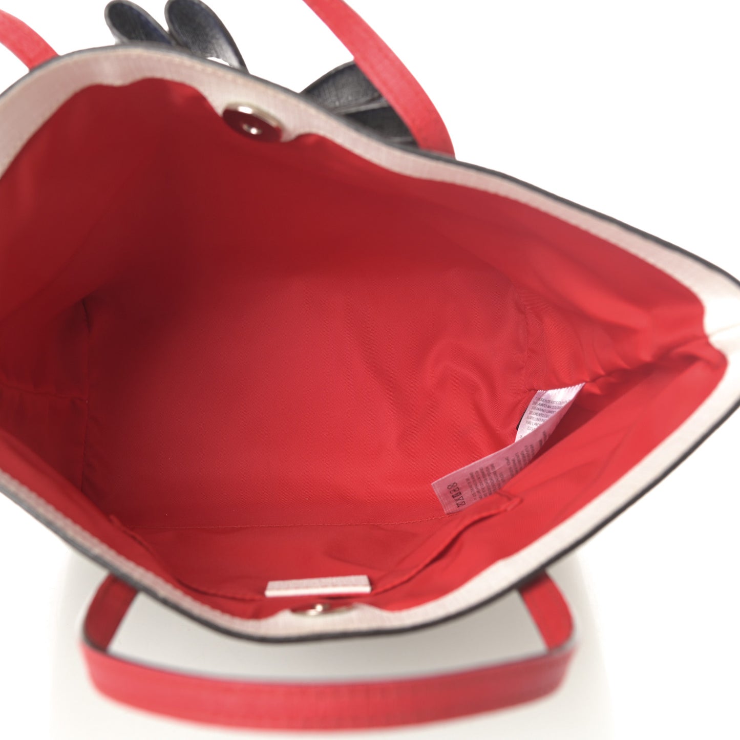 GG Supreme Monogram Bow Childrens Tote Red