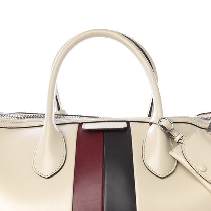 Gucci Calfskin Web Duffle White 11 of 11
