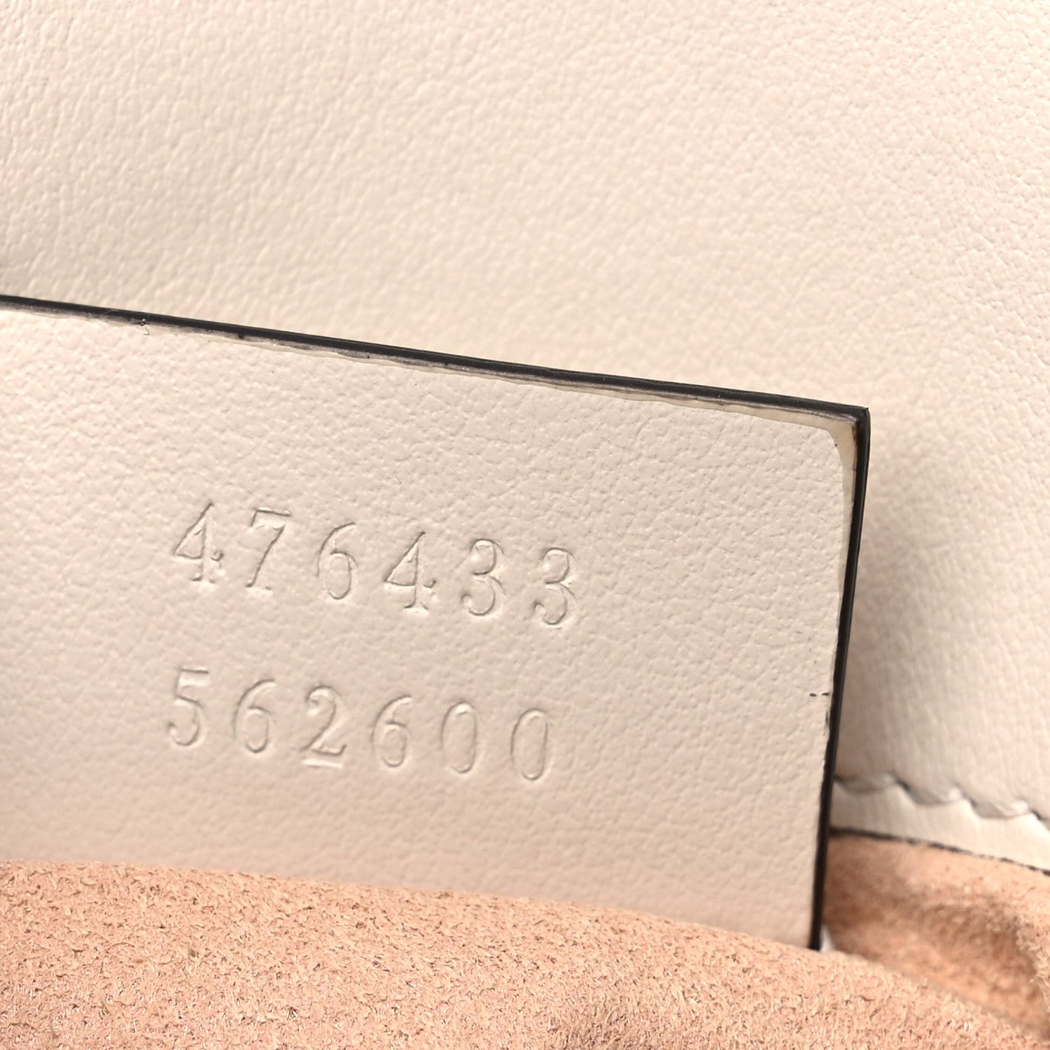 Gucci Calfskin Matelasse Diagonal GG Apple Super Mini GG Marmont Shoulder Bag Ivory 7 of 12