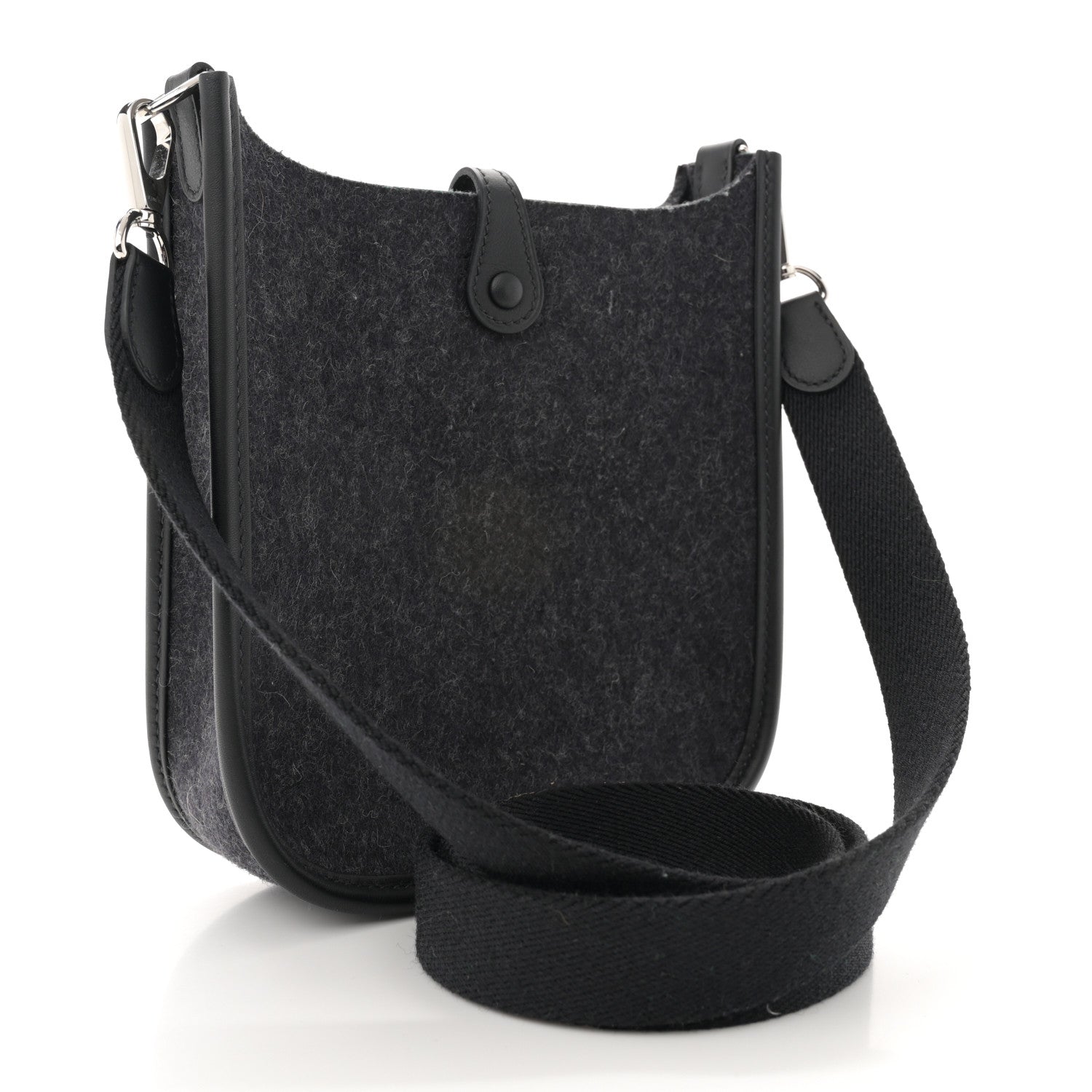 Hermes Swift Sangle Wooly Evelyne TPM Graphite Black 3 of 10
