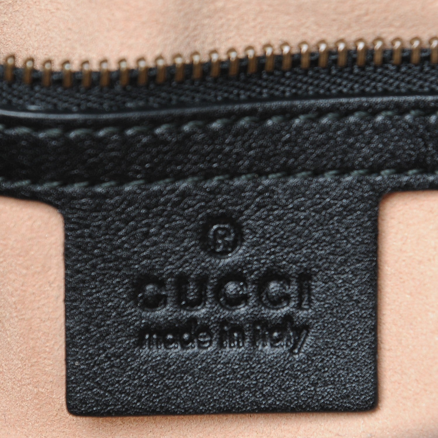 Gucci Calfskin Matelasse Small GG Marmont Shoulder Bag Black 6 of 7