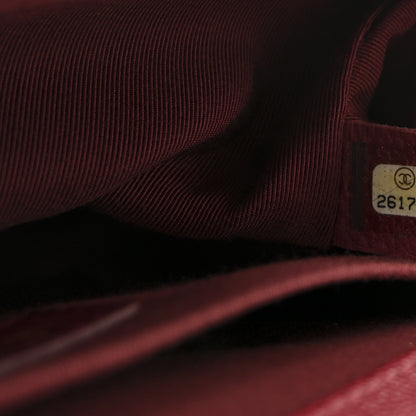 Chanel Caviar Quilted Medium Boy Flap Burgundy 7 of 11