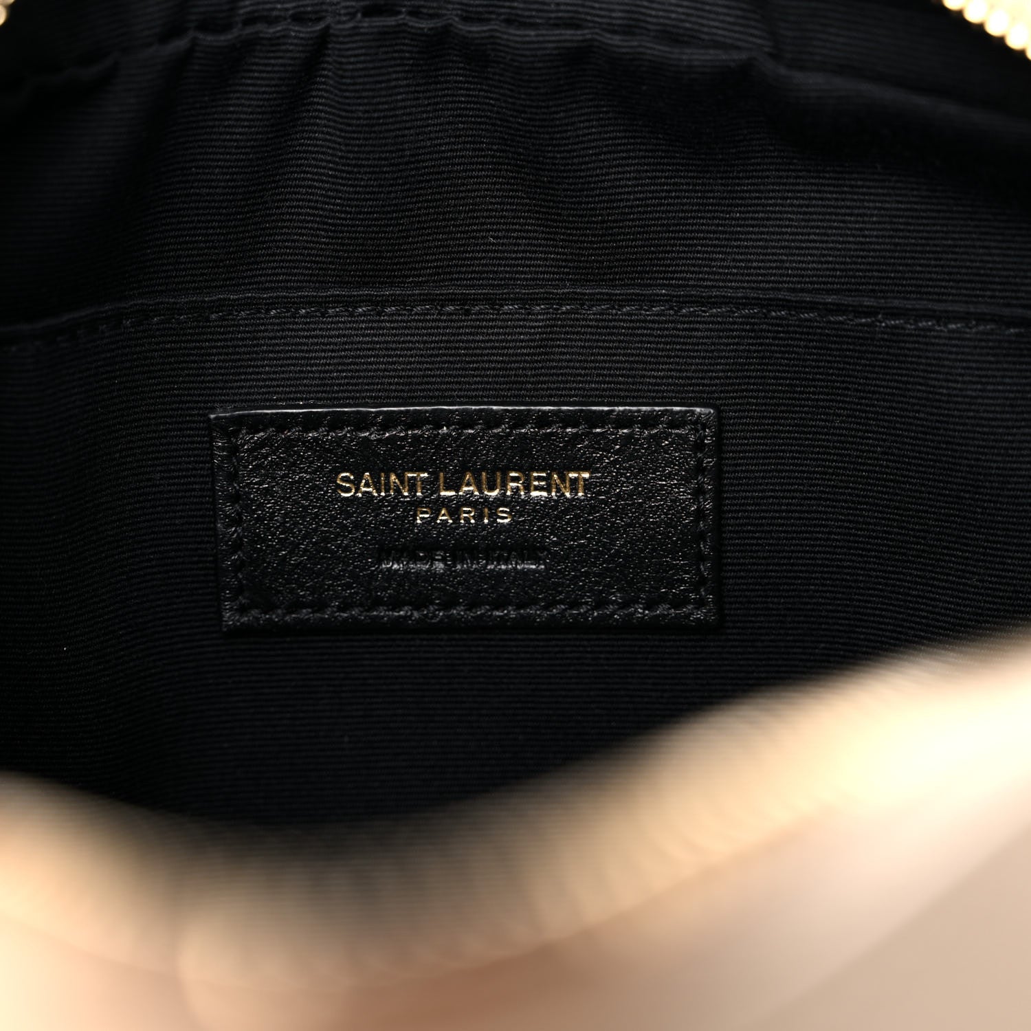 Saint Laurent Calfskin Matelasse Monogram Lou Camera Bag Ivory Natural 6 of 9