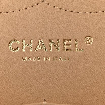 Chanel Caviar Quilted Jumbo Double Flap Light Beige 6 of 10