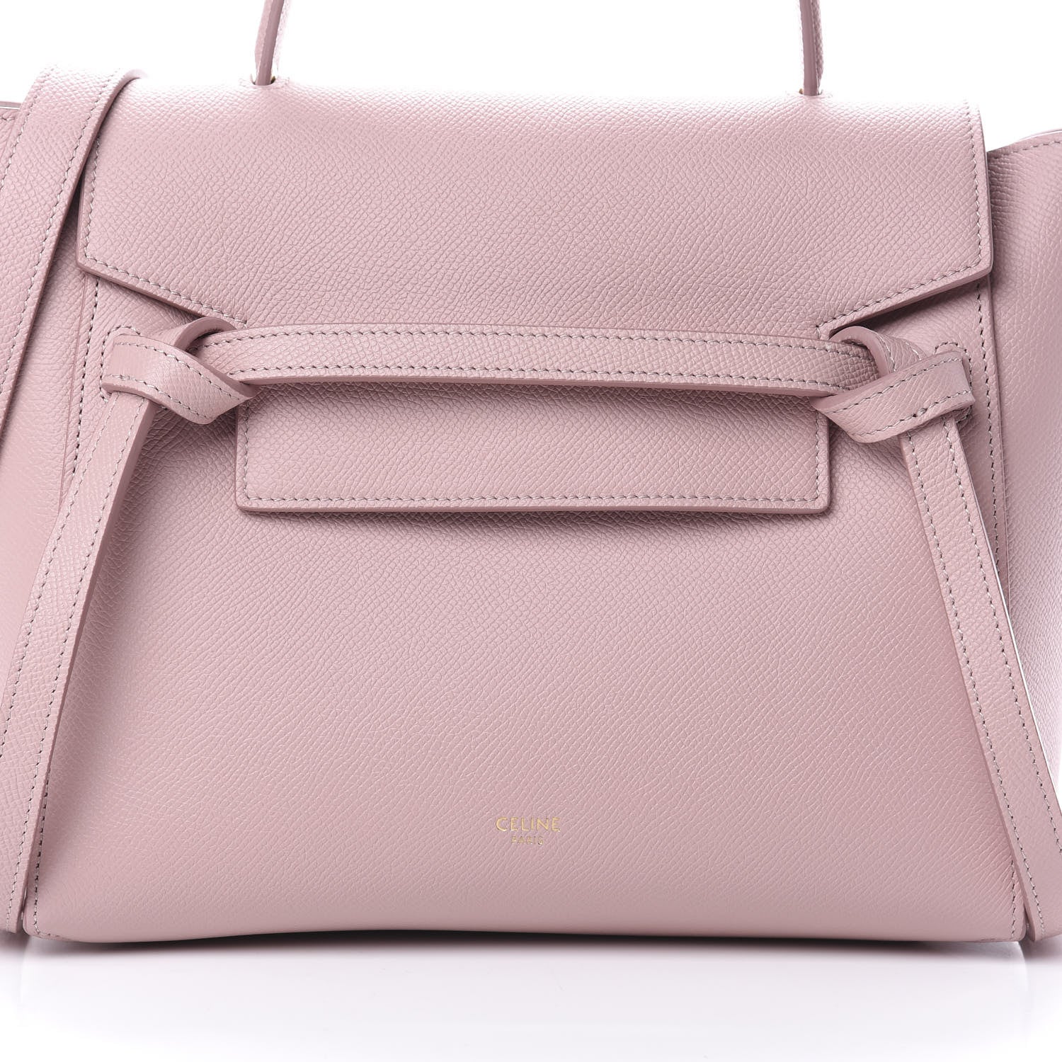 Celine Grained Calfskin Micro Belt Bag Vintage Pink 9 of 11