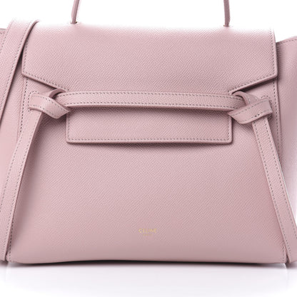 Celine Grained Calfskin Micro Belt Bag Vintage Pink 9 of 11