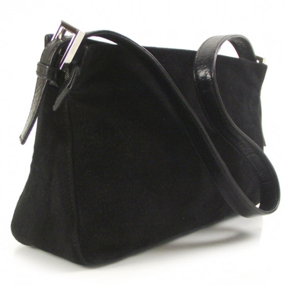 Fendi Suede Shoulder Bag 3 of 11