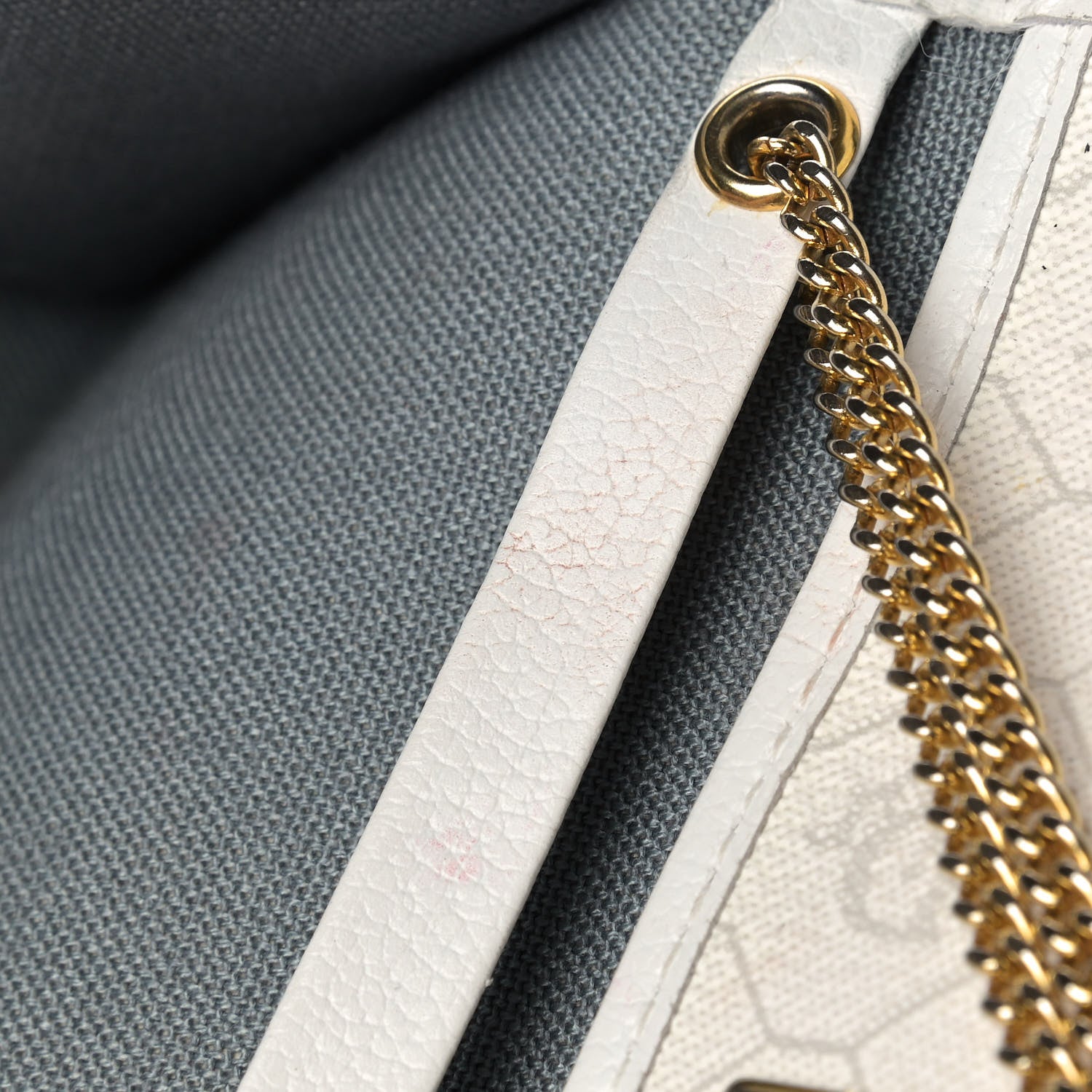 Christian Dior Monogram Chain Flap White 15 of 18
