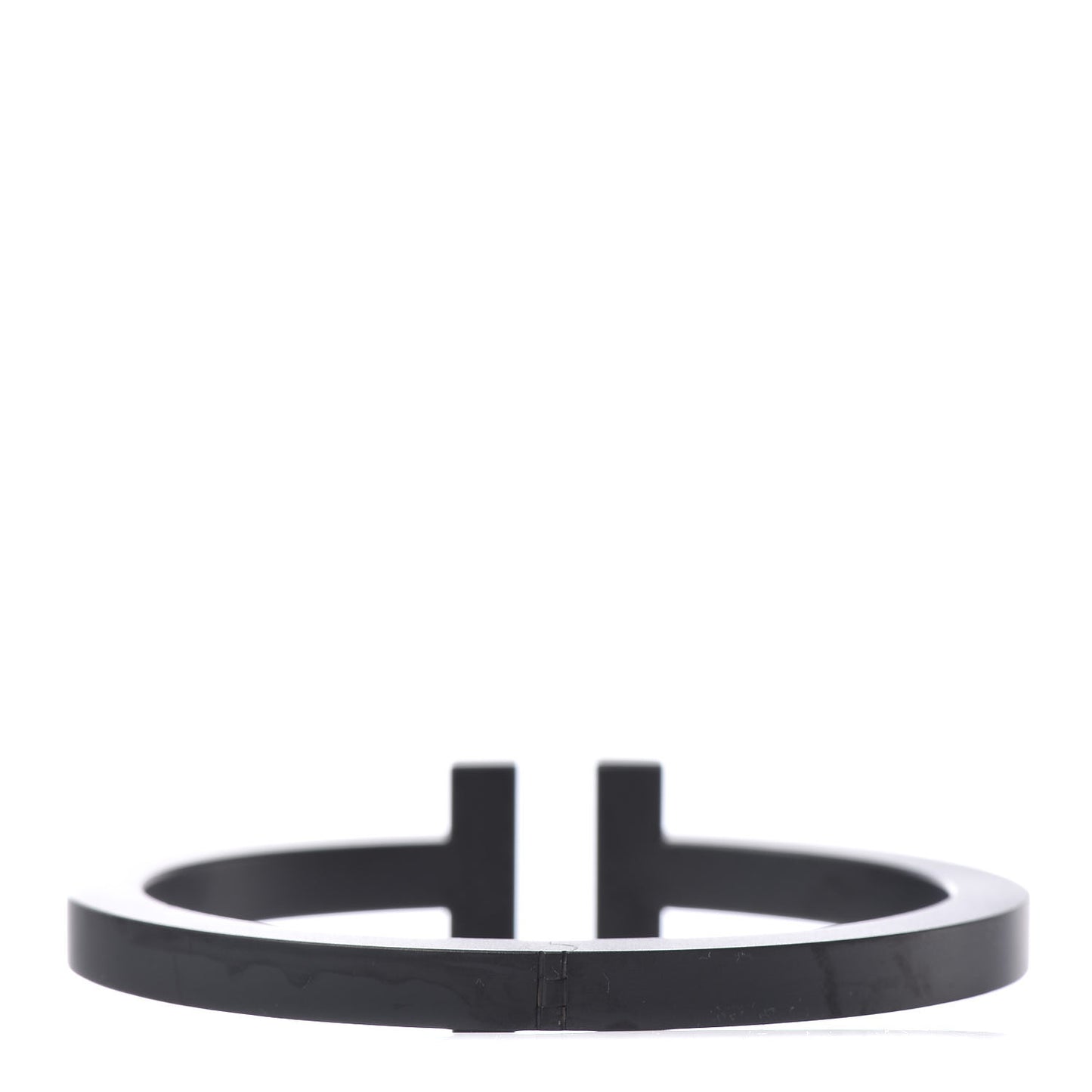 Black-Coated Stainless Steel T Square Bracelet