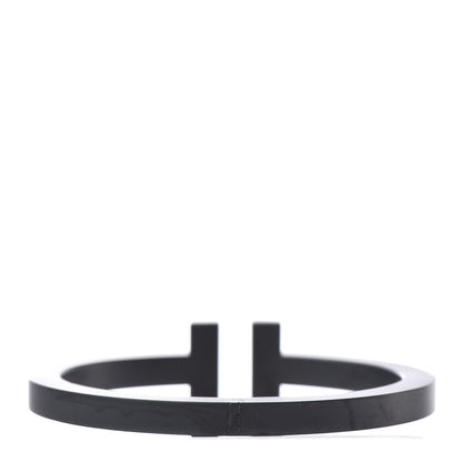 Tiffany Black-Coated Stainless Steel T Square Bracelet 3 of 4