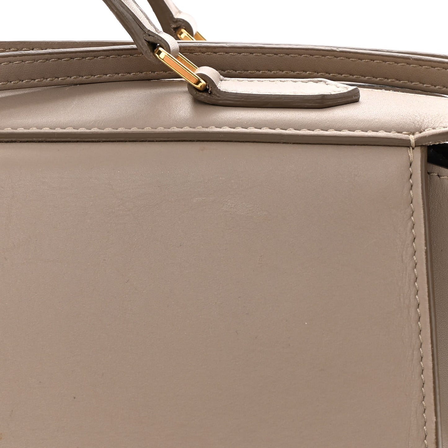 Smooth Calfskin Small Ring Bag Light Taupe