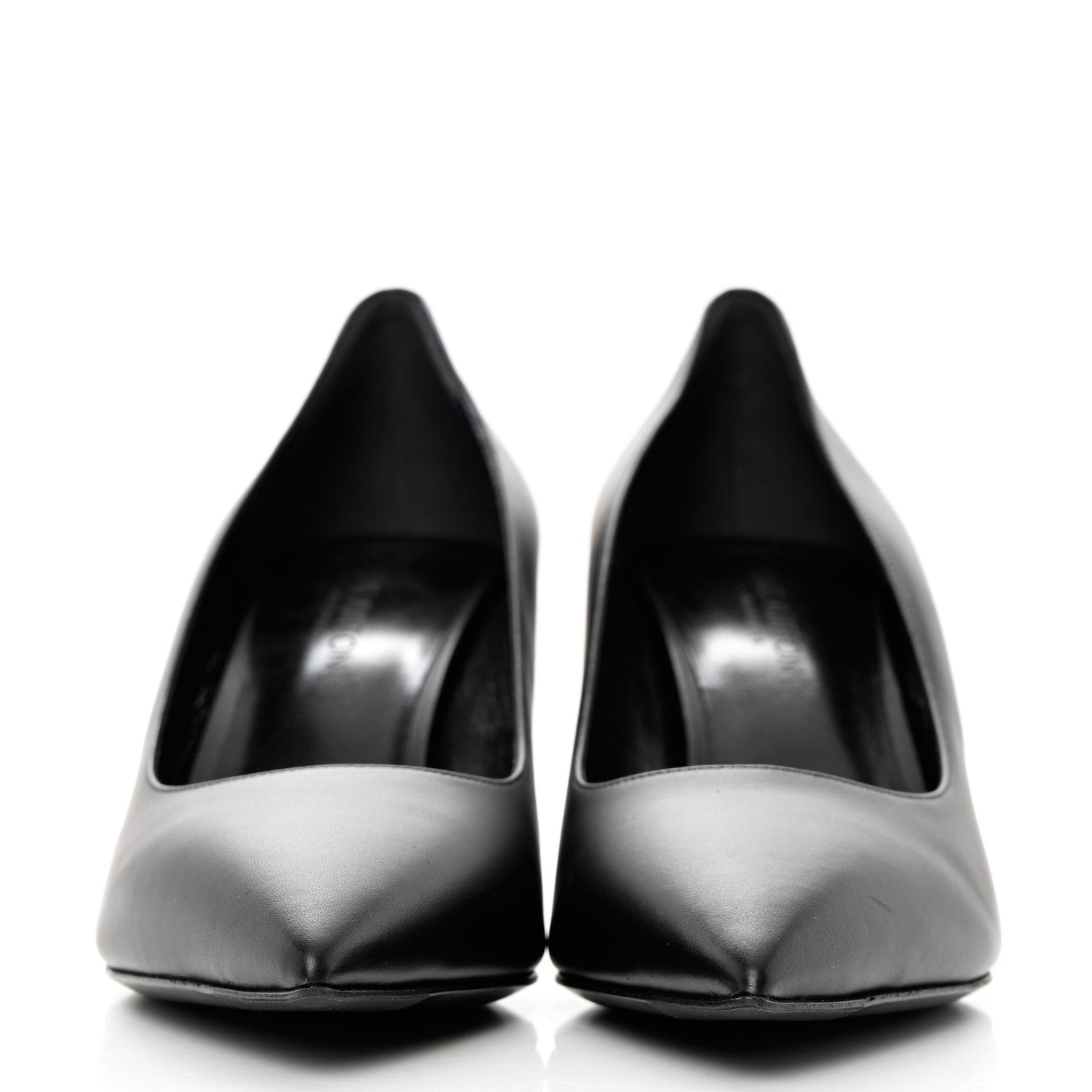 Louis Vuitton Calfskin Cherie Pumps 39 Black 2 of 7