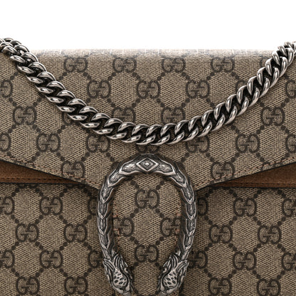 Gucci GG Supreme Monogram Small Dionysus Shoulder Bag Taupe 8 of 14