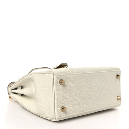Hermes Togo Kelly Retourne 25 Mushroom 4 of 10