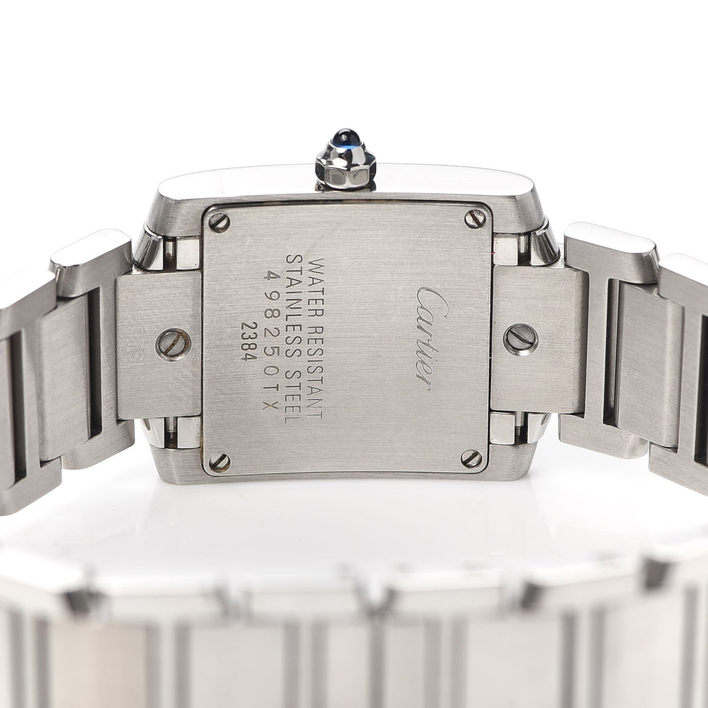 Stainless Steel 20mm Tank Francaise Quartz Watch