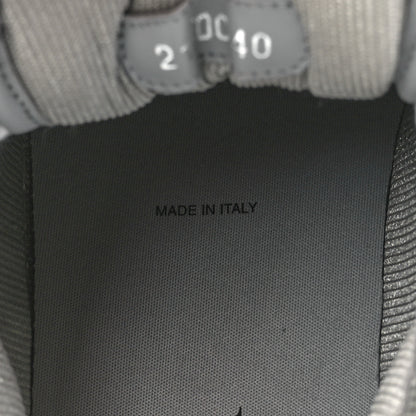 Christian Dior Smooth Calfskin Oblique Galaxy Perforated Mens B27 Low Top Sneakers 40 Beige Grey 8 of 9