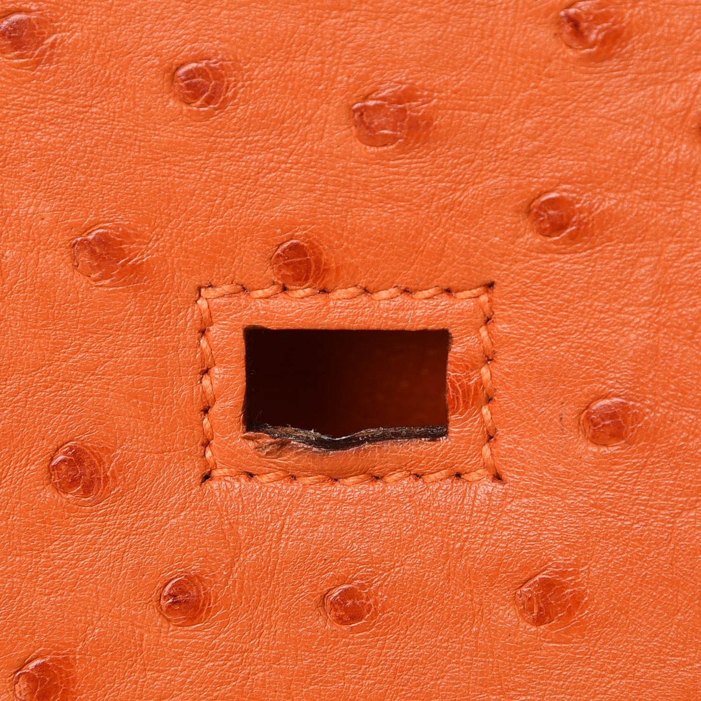 Ostrich Birkin 35 Orange