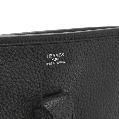 Hermes Taurillon Clemence Evelyne III PM Black 6 of 11