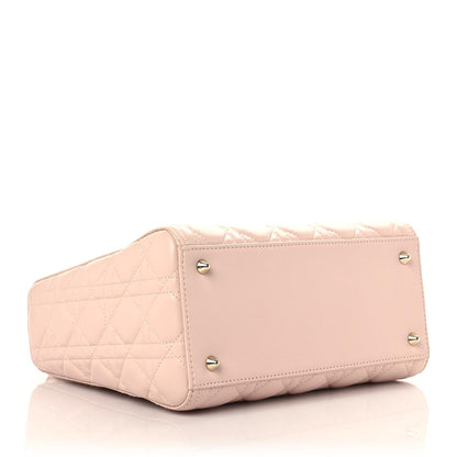 Christian Dior Lambskin Cannage Medium Lady Dior Light Pink 4 of 10