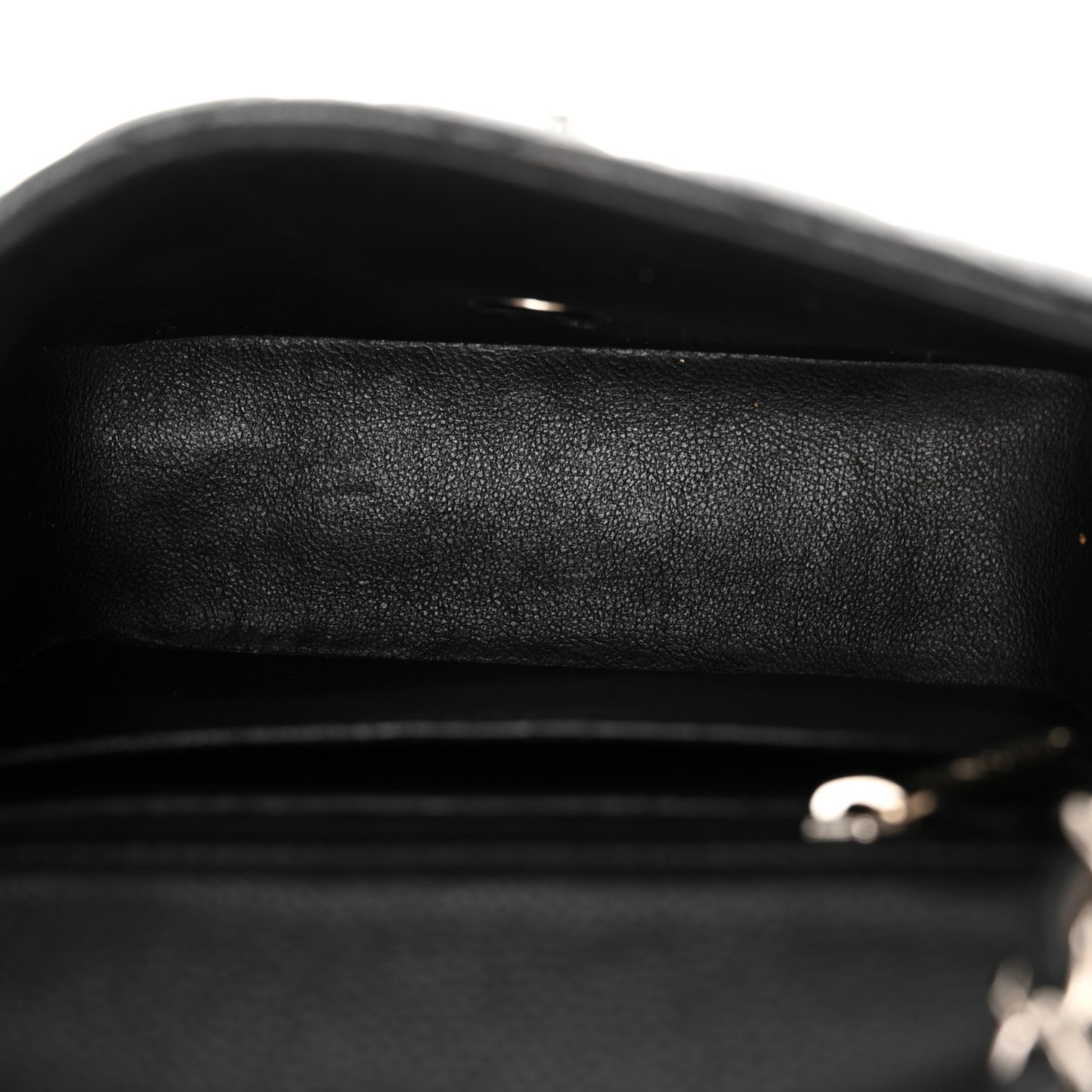 Caviar Quilted Mini Square Flap Black