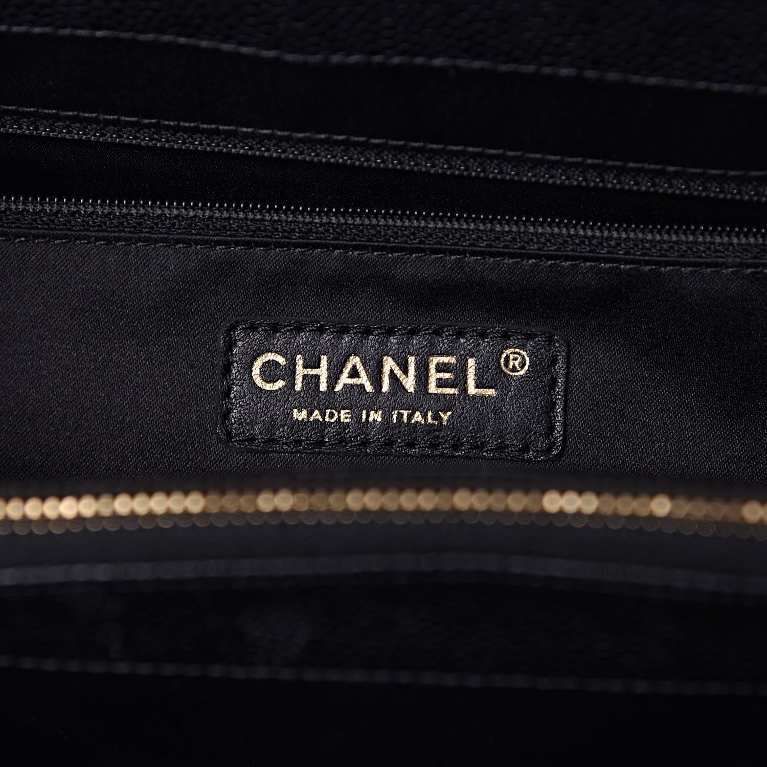 Chanel Caviar Quilted XL Grand Shopping Tote GST Black 6 of 12