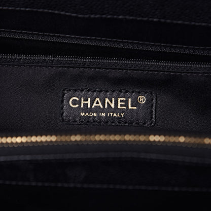 Chanel Caviar Quilted XL Grand Shopping Tote GST Black 6 of 12