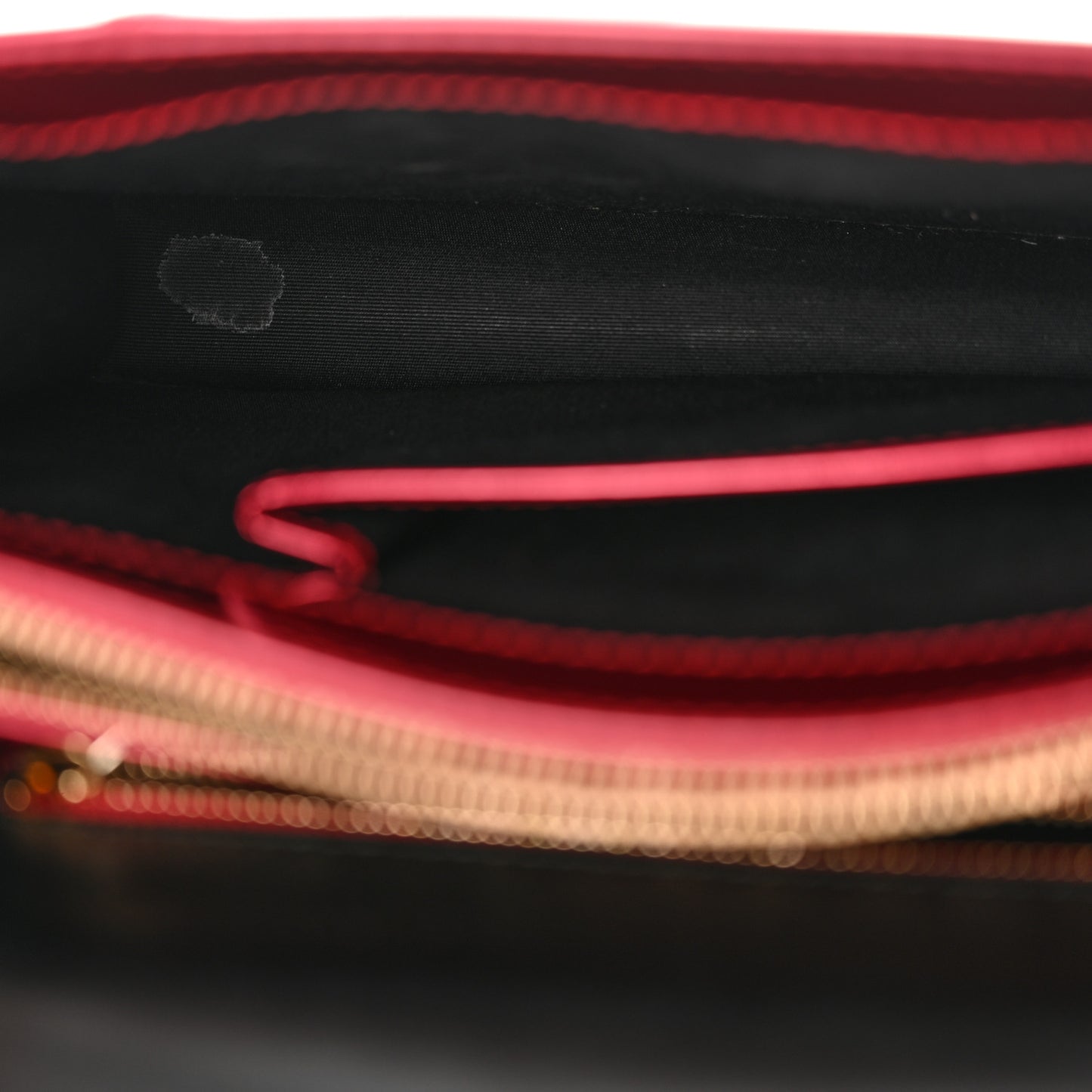 Metallic Calfskin Serpenti Forever Shoulder Bag Red
